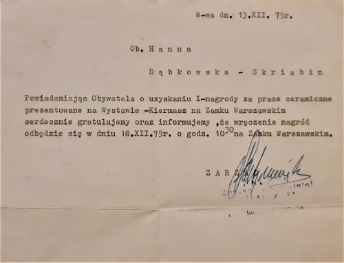 I-nagroda-za-ceramike-Zamek-Krolewski-1975