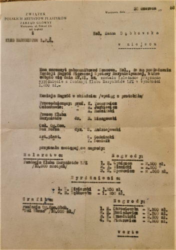 Wyroznienie-I-Wystawa-Marynistyczna-1968-w-komisji-T.-Dominik