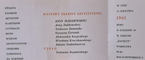 Zaproszenie-Wystawa-Zacheta-1961